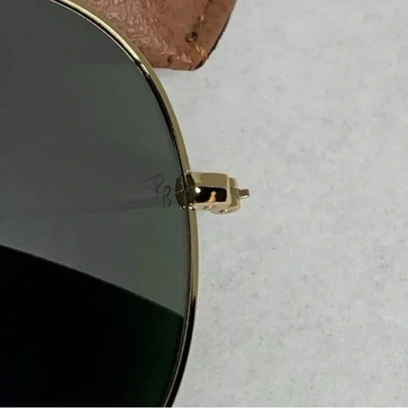 Ray-Ban Aviator Sunglasses RB3026 58-14mm Gold/Silver Mirror Lens 001/30 Unisex - Picture 6 of 17
